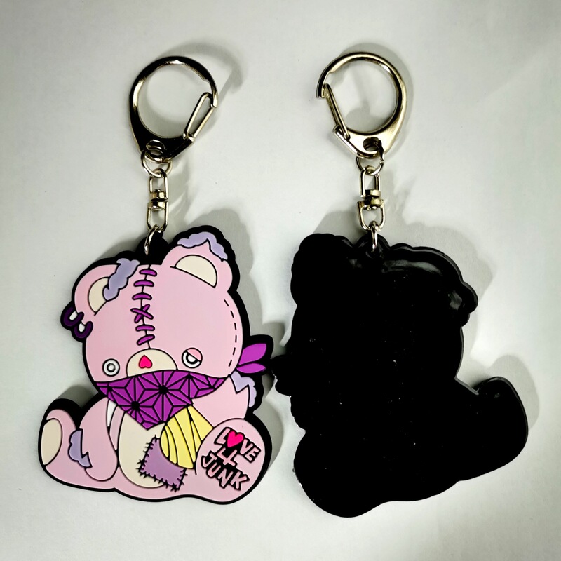 Cartoon three-dimensional key chain creative logo soft rubber PVC advertising promotional gifts drop plastic animation chain rubber pendant Cartoon three-dimensional key chain creative logo soft rubber PVC advertising promotional gifts drop plastic animation chain rubber pendant