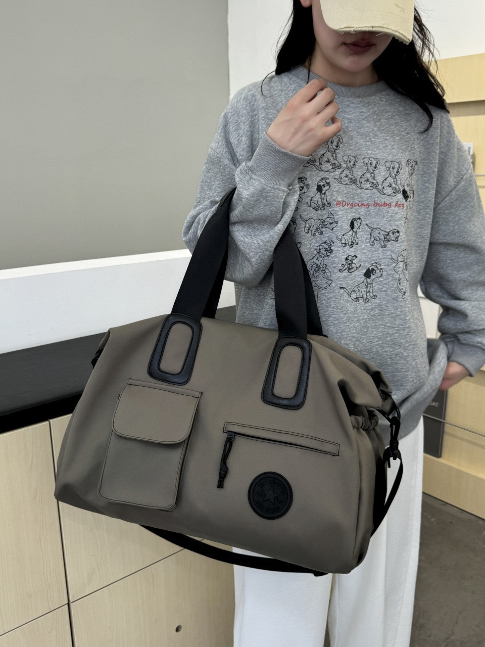 Bolsas de fitness transfronterizas casuales británicas simples bolsas de viaje de tela de Oxford de gran capacidad para salir bolsas de baño portátiles bolsas de equipaje