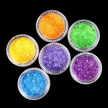 20克袋装夜光心形圆形梅花星星月亮蝴蝶异形亮片美甲DIY手工材料