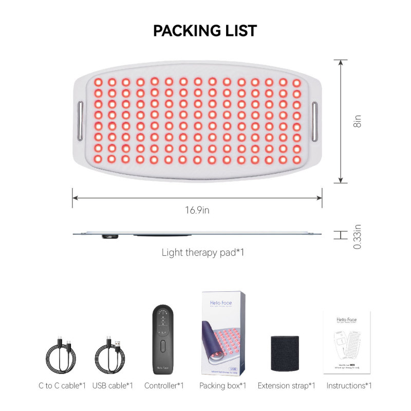 赤色光ベルト LED 赤色光理療ベルト 赤外線療法マッサージ 痛み緩和 温湿布パッド 3芯120灯|undefined