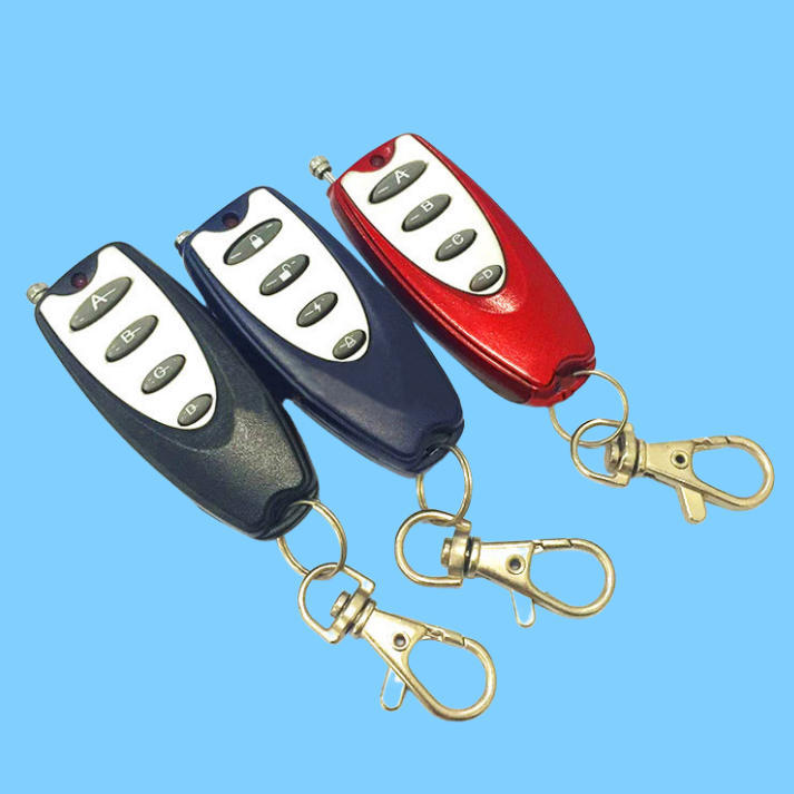 可带电源小辣椒1键2键3键4键遥控器固定码学习码315频率433MHZ