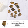 Retro metal zirconium, jewelry, fake nails for nails, accessory, wholesale