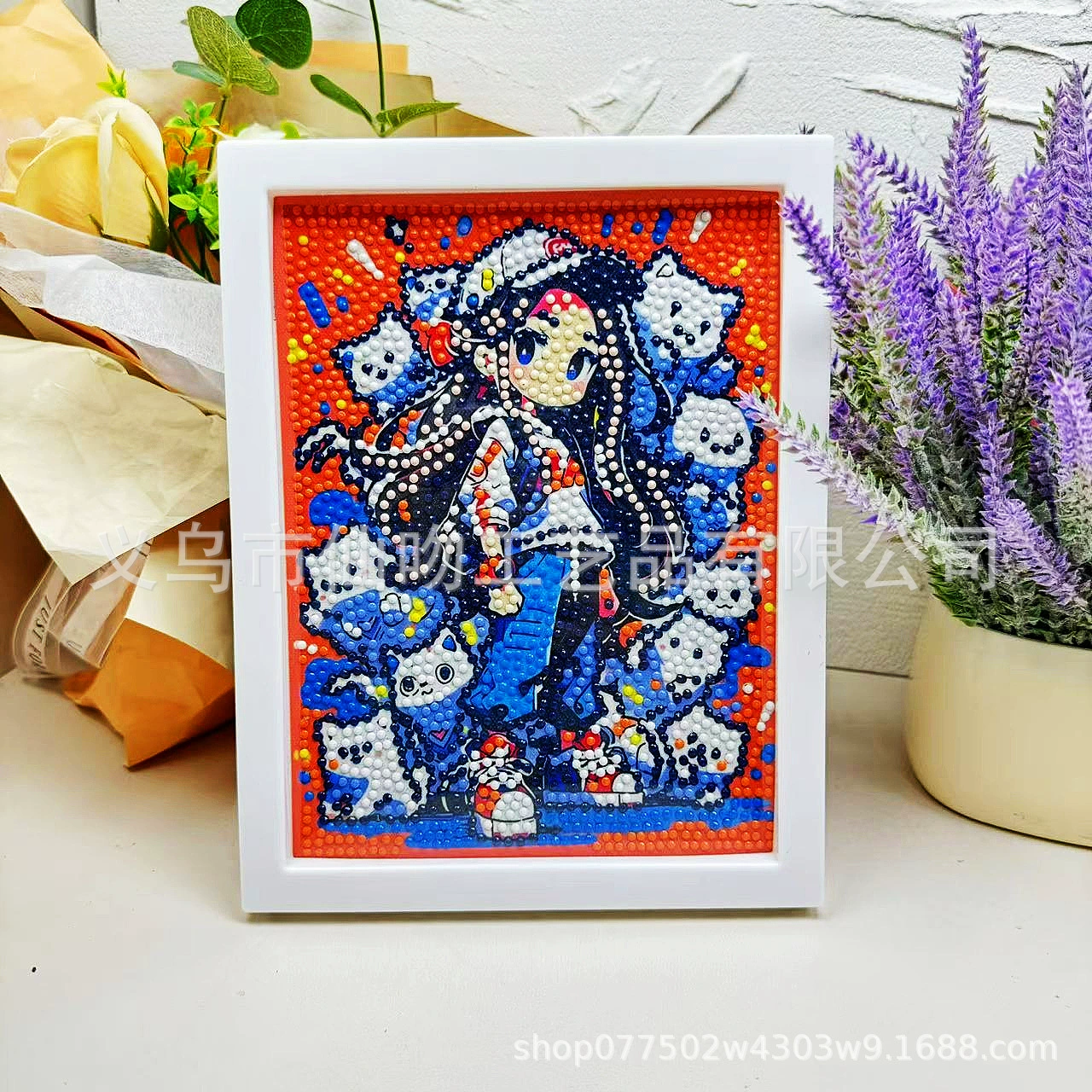 Набор для алмазной живописи Sanrio Kuromi, 17×22 см пластиковая рамка, набор для творчества DIY для детей