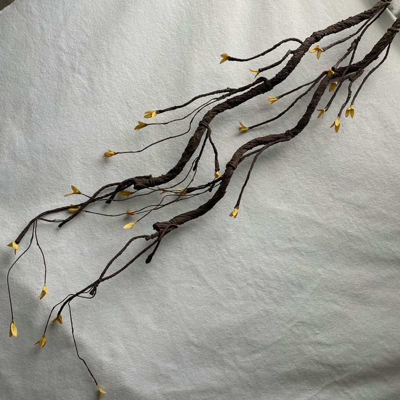 Autumn yellow leaves