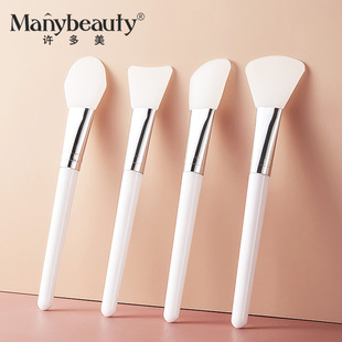 Silicone Mask Brush Beauty Salon Facial Cleansing Mud Mask Application Spa Personal Care Tool Special Export White Brush