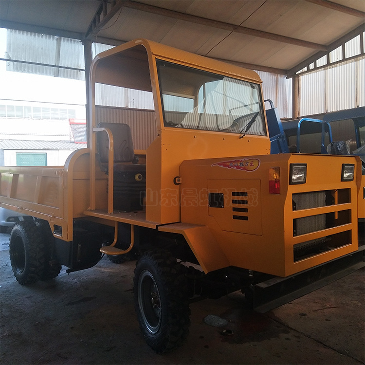 柴油四驱运输车 农用工程四不像车 小型四驱自卸翻斗车