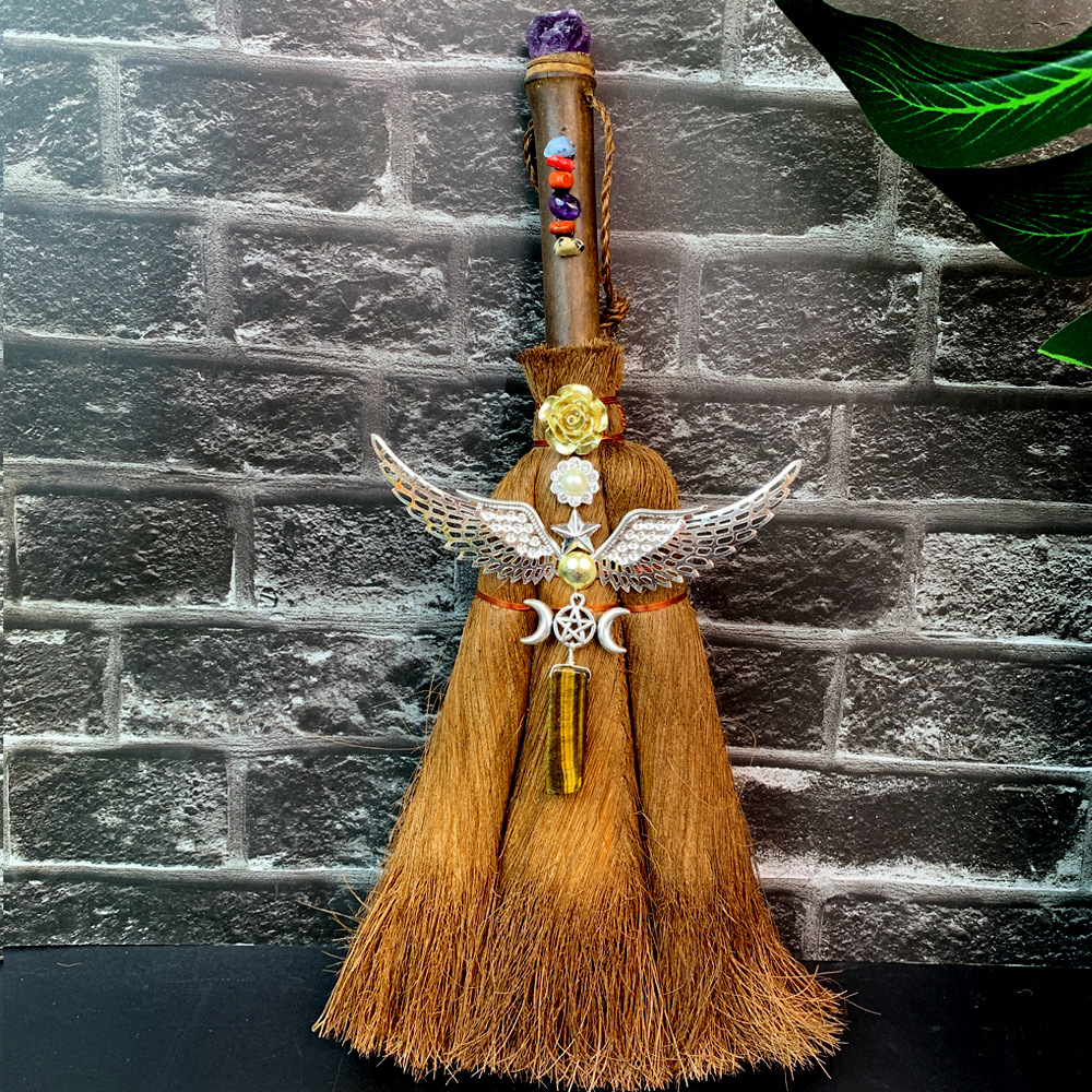 Simple Style Broom Wings Wood Ornaments display picture 3
