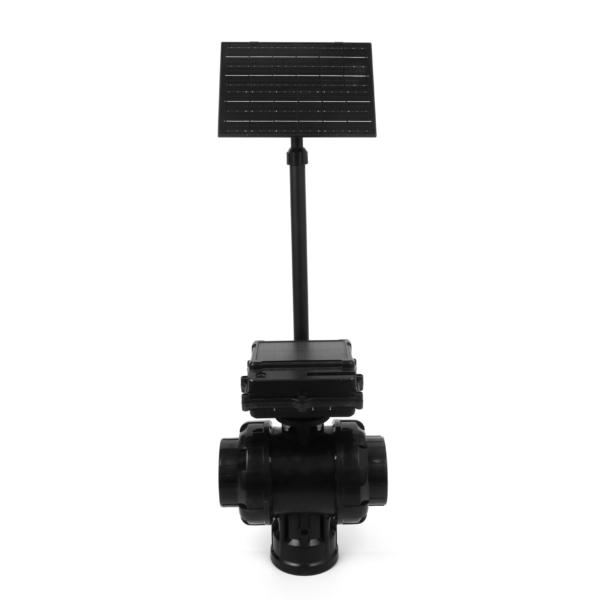 供应太阳能智能灌溉控制器电动阀门滴灌系统智慧农业太阳能光伏板