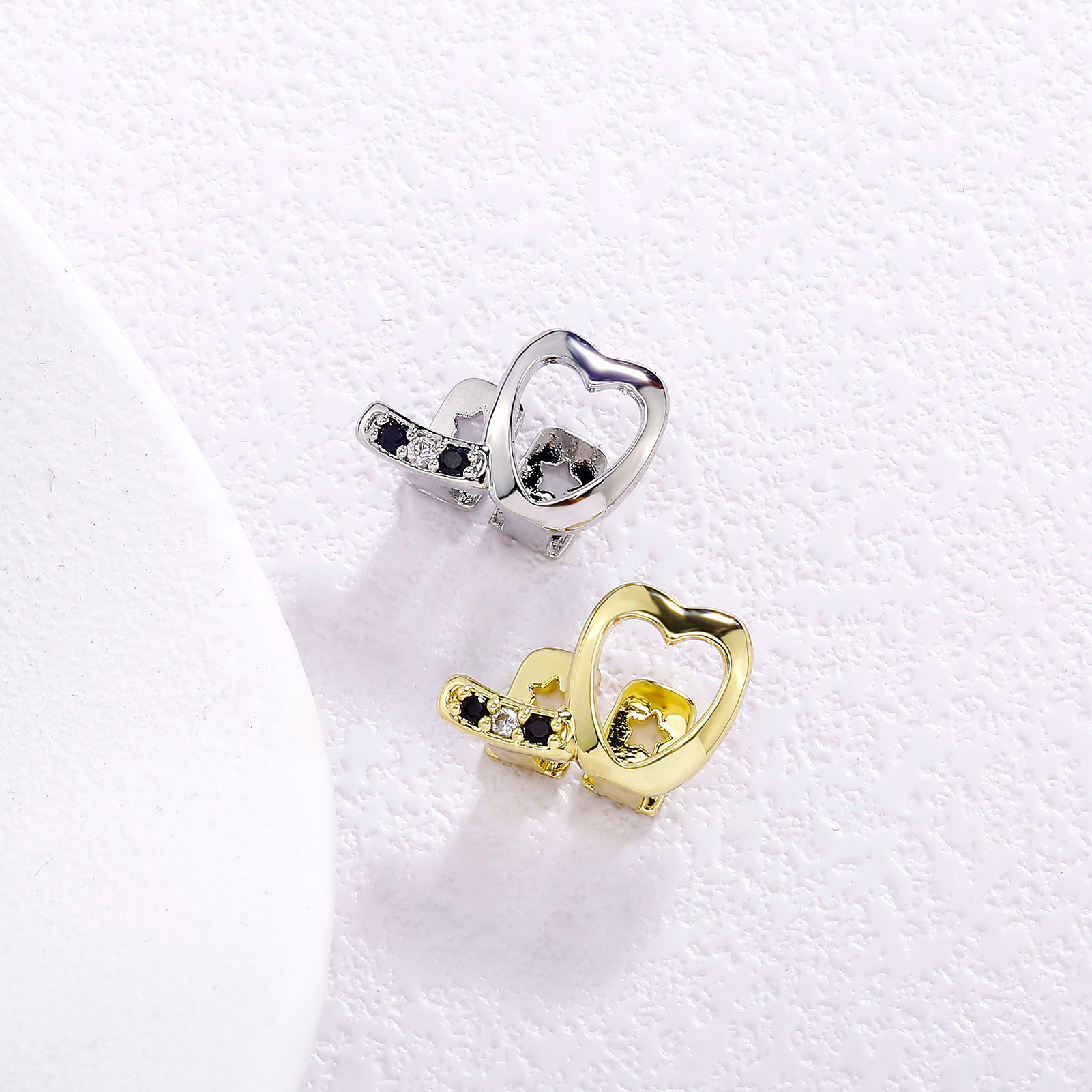 universal fashionable accessory hip-hop style heart shaped for men…