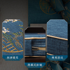 Redwood sofa seat cushion solid wood chair cushion seat cover new Chinese style Luohan bed mattress sponge cushion new Chinese style
