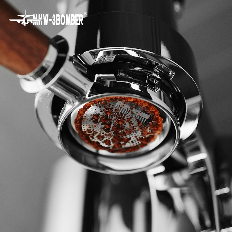 Mh w爆撃機DH粉ボウルイタリア式コーヒーマシン底なしハンドルコーヒー粉ボウル抽出部品58mm共通|undefined