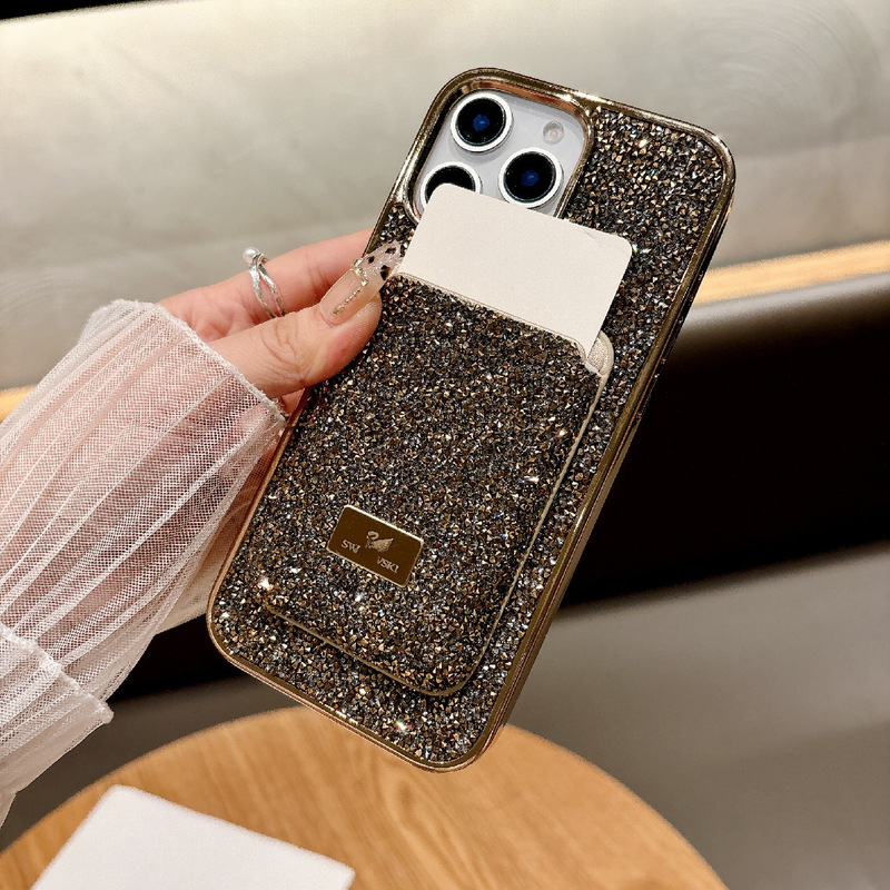 豪華な磁気吸水ドリルの高級感はiphone16 promaxメッキカードに適用されます。|undefined