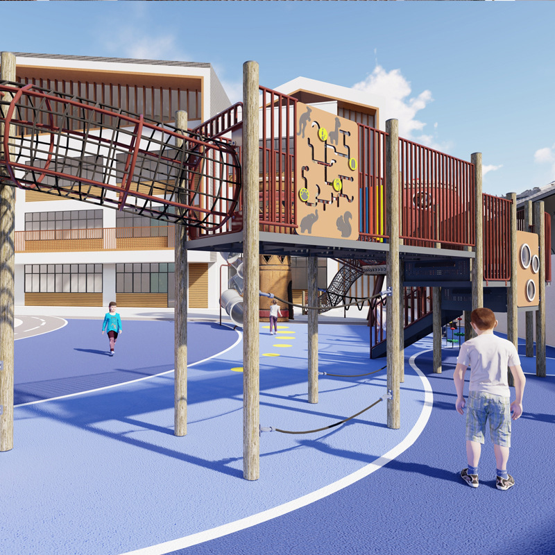 Kindergarten diapositiva niños diapositiva equipo kindergarten al aire libre equipo de la diversión kindergarten combinación diapositiva fabricante