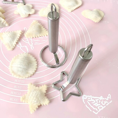 Stainless steel cookie mold dumpling skin mold cookie cutter Christmas cookie mold baking utensils