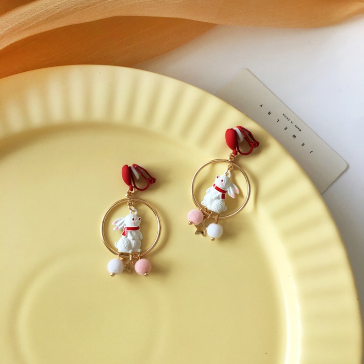 Cute Fashion Rabbits Earrings display picture 7