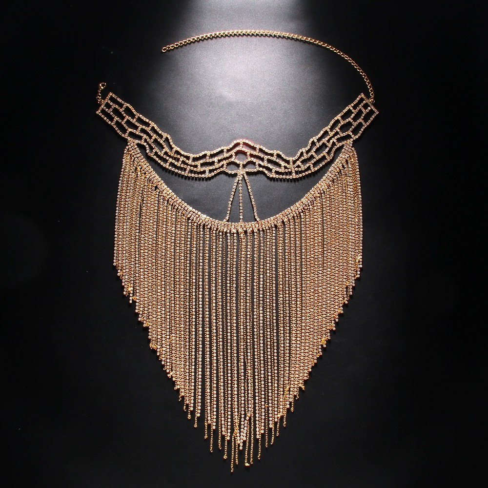 Amazon Venta caliente rhinestone máscara europea y americana exagerada borla Halloween bola máscara exótica accesorios máscara