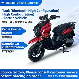 Bluetooth-lu elektrik motosiklet tankı, yüksək səviyyəli 72V skuter