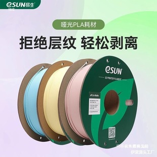 Esun Pla-Matte Matte 3D Printer Consumables Fdm Material High Toughness Support Easy to Peel Off