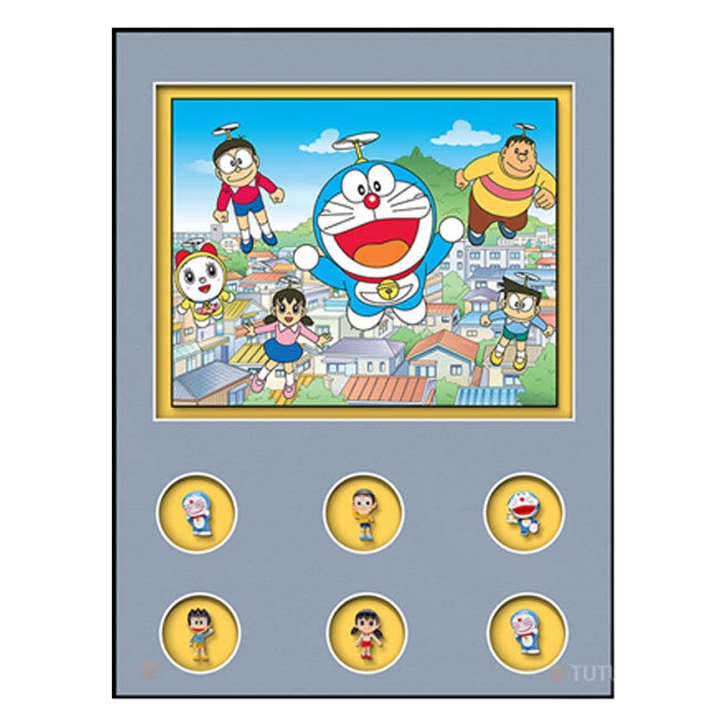 Pato Donald dibujos animados Dibujos Animados hechos a mano Doraemon pintura real habitación de los niños dormitorio cabecera Mickey Mouse círculo colgando pintura