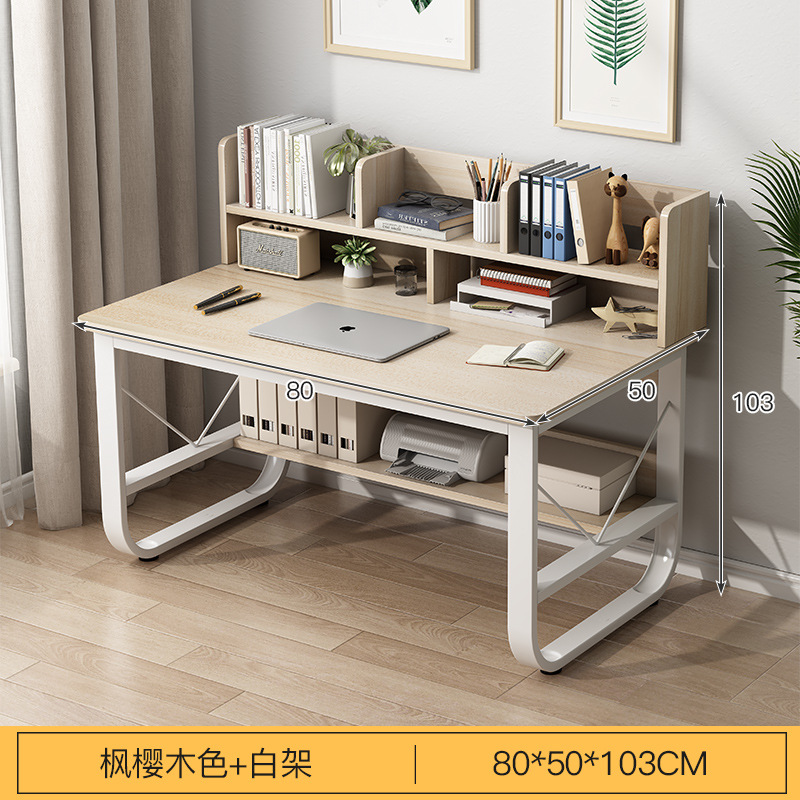 Escritorio de computadora con escritorio de estantería Escritorio de estudio en casa del estudiante escritorio simple escritorio Banco DE TRABAJO