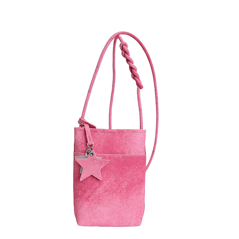 Retro nicho personalidad encantadora 2026 nuevo bolso cuadrado simple ocio portátil inclinado bolso de mujer dopamina image 7