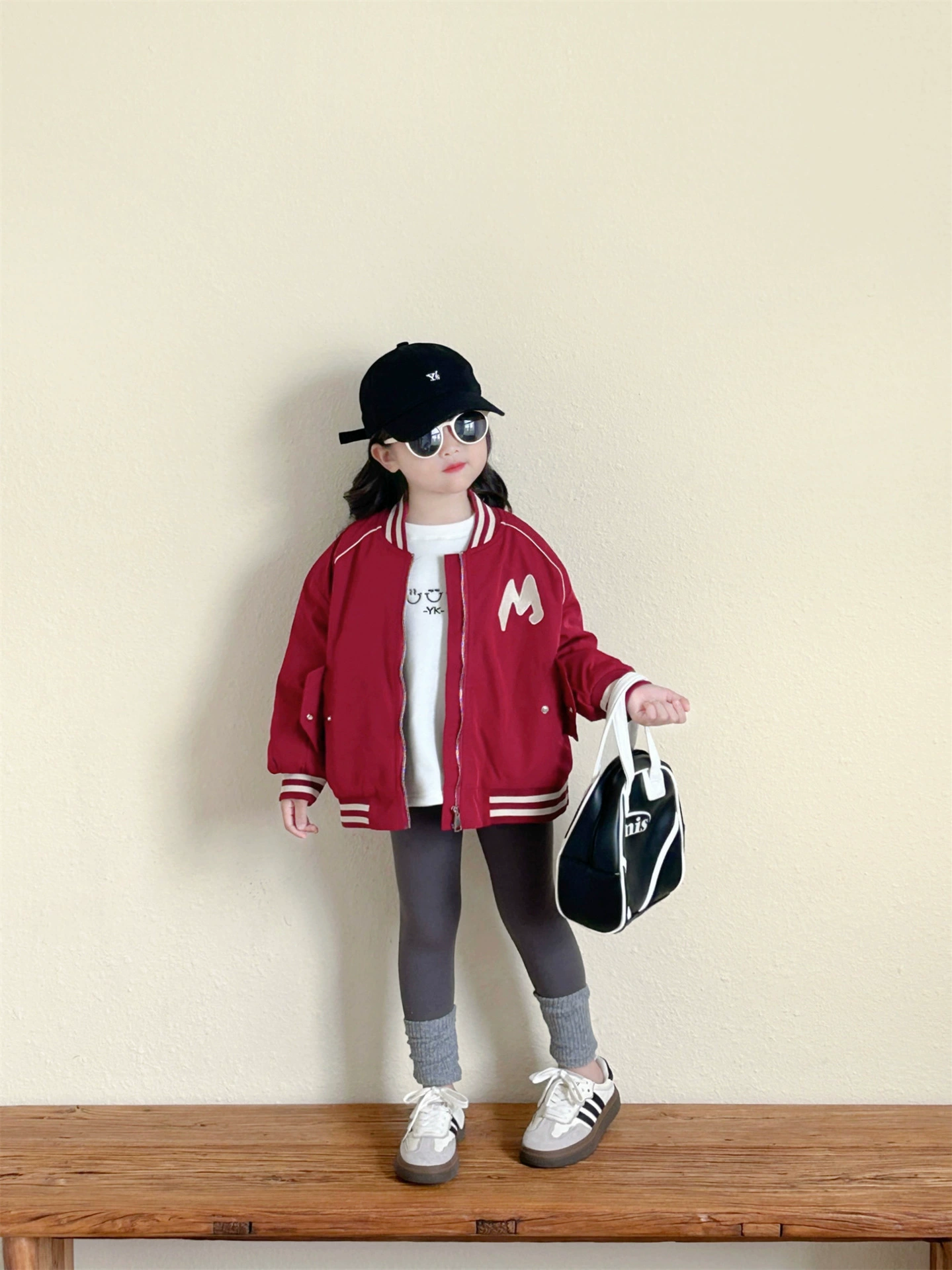 Demi-season long body-friendly shirt, velvet long-sleeve, children's clothing, increased thickness, mid-length