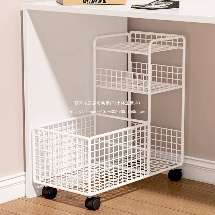 Ящик для хранения книг под столом для школьных сумок, стеллаж для хранения, ящик для хранения, офисная корзина, ящик для студенческих книг на колесиках рядом со столом