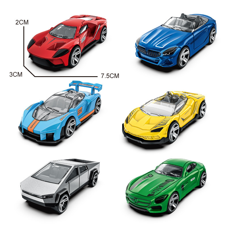 クロスボーダー製品 Amazon のベストセラー合金オートバイ 1:64 モデルレーシングオートバイボーイ慣性車厚くて落下に強い|undefined
