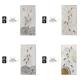 Nine fish figure pure hand-painted year after year porch painting texture painting living room dining room hanging painting modern decorative painting