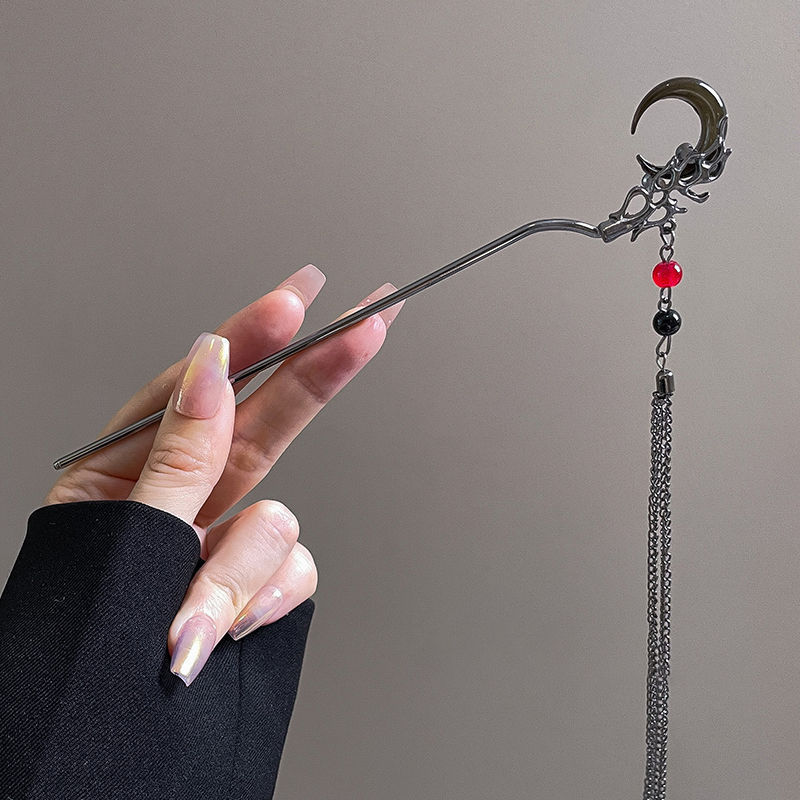 El nuevo país viento inmortal qi fluye pinzas de cabello para mujeres elegantes estilo antiguo paso de agitar cheongsam piezas de cabello de cabello diario estilo chino clásico pinzas de cabello