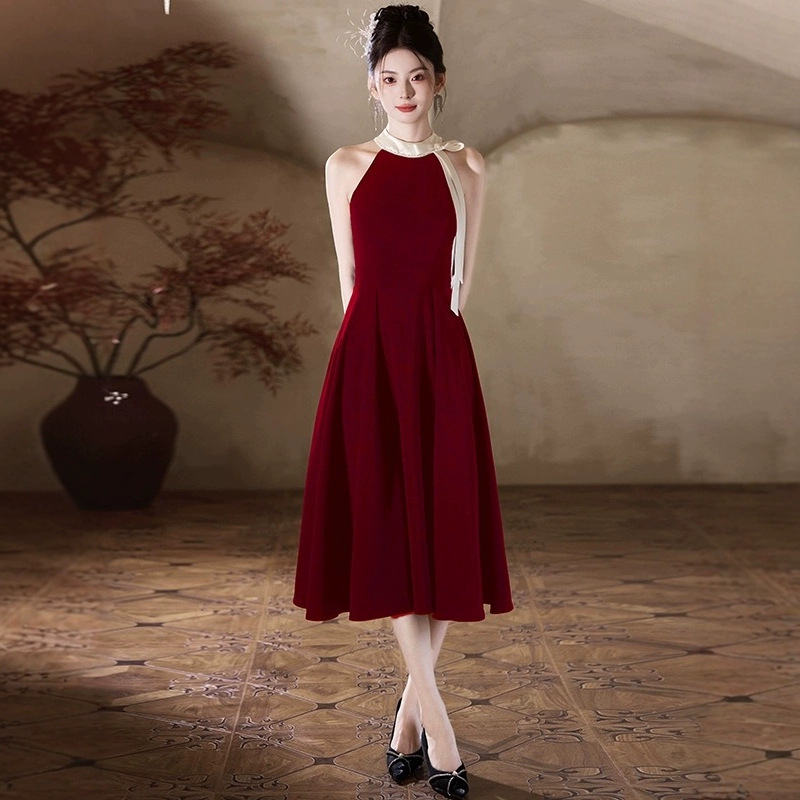 Casual Dresses That Can Be Worn on a Daily Basis, 2026 High-End Elegant Toasting Dresses, Bridal Engagement Wedding Banquet Dresses