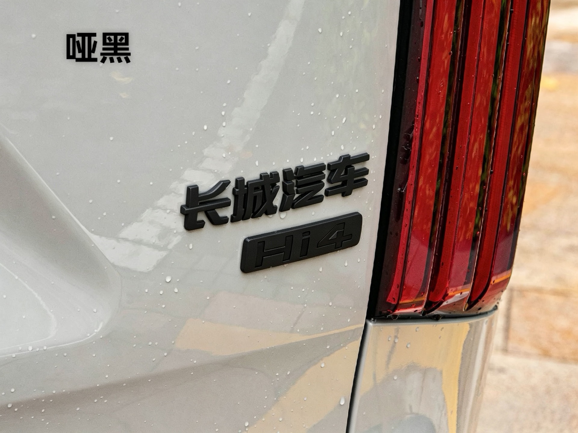 Suitable for Wey Gaoshan 7/8/9 Blue Mountain V9X Blackened Car Logo Wey Black Warrior Modified Car Logo Decoration