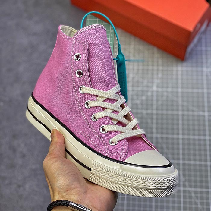 Putian High Edition 1970s Classic Canvas Shoes Women's High Top Casual Men's Shoes Milk Tea Retro Blue Bottom Vulcanized Lovers Shoes