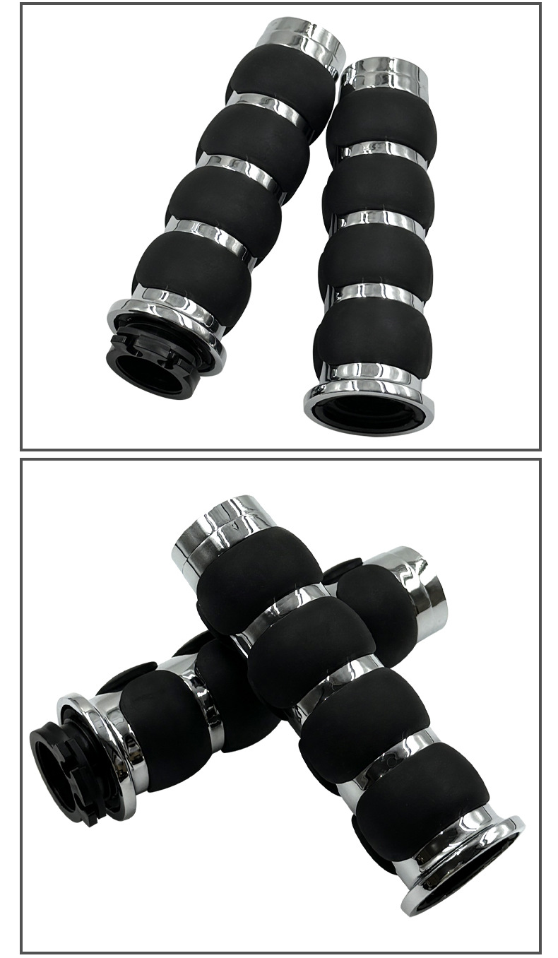 25mm Harley Motorcycle Cruise Handlebar Cover Retro with Power-assisted Cruise Button Metal Handle Modified Grip
