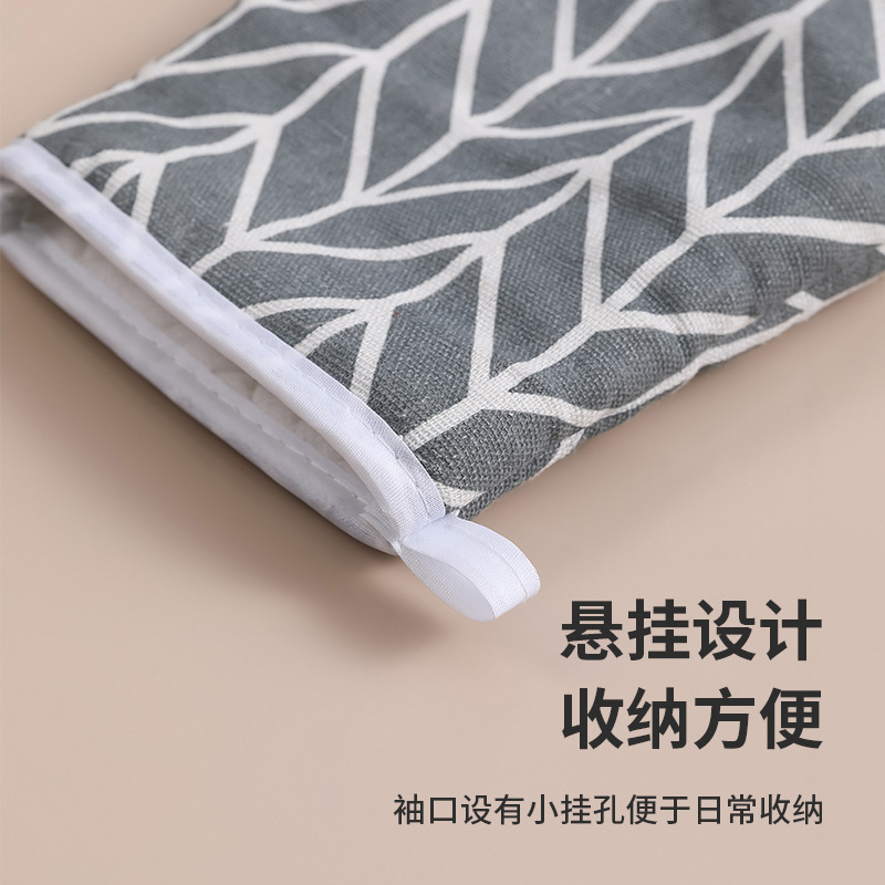 Engrosado horno microondas guantes de alta temperatura resistente al calor aislamiento de la cocina del hogar horno a prueba de calor horno de cocción especial anti-scald