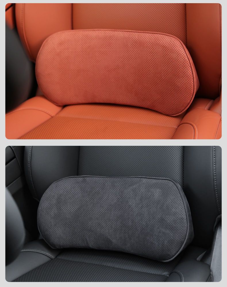 Car Lumbar Support Cushion, Thin Small Lumbar Pillow, Car Seat Support, Memory Foam Headrest, Neck Pillow Factory