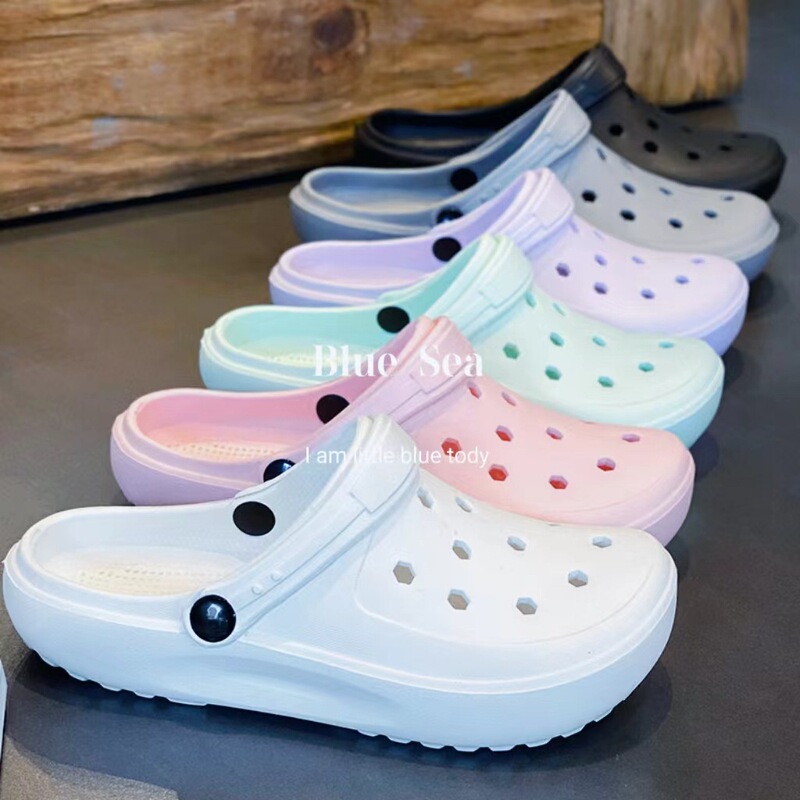 Croc Shoes Beach Women's Summer Slippers Couple's Outer Wear Croc Shoes Rafting Shoes Non-Slip Outer Wear Wading Shoes for Men