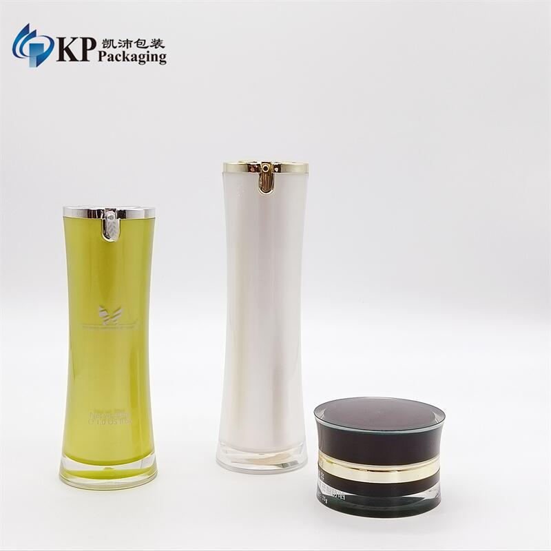 腰圆亚克力乳液瓶系列 15ml 30ml 60ml 专业化妆品包材