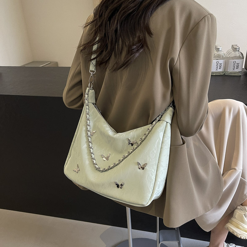 Nicho Zhong bolso de diseño casual para mujeres 2024 bolso de hombro de mariposa de verano nuevo bolso de gran capacidad
