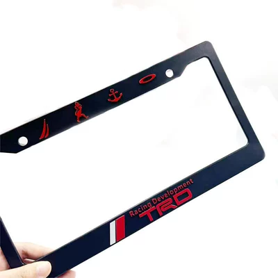 License plate holder/license plate holder: Car Modification Emblem Abs Plastic 3D