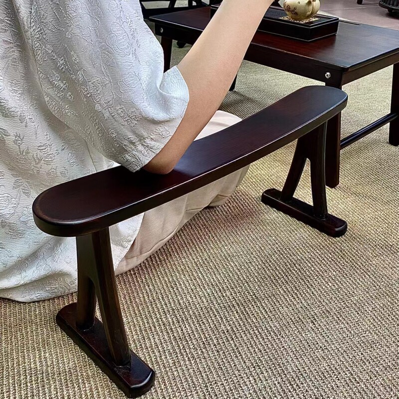 Bamboo Tatami Side Table with Armrests, Portable Tea Table for Sitting on the Floor, Movable Tea Table Bamboo Tatami Side Table with Armrests, Portable Tea Table for Sitting on the Floor, Movable Tea Table