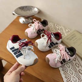 女童运动鞋2026春季新款儿童鞋子宝宝网面透气德训鞋中小童休闲鞋