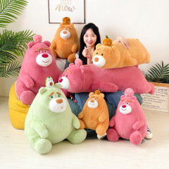 Cross-border famous cartoon fruit bear plush toy figure cute doll pillow toy gift for children