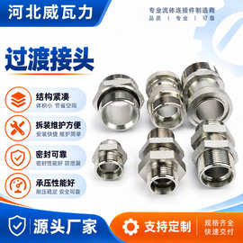 液压直通接头 不锈钢6C6D卡套式液压管路 液压设备  精密管转接头