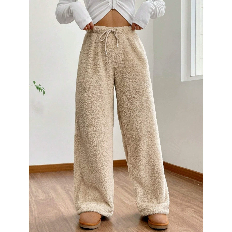 (Cross-border trading), spring summer sweatshirt, fashionable velvet keep warm trousers for leisure, European style