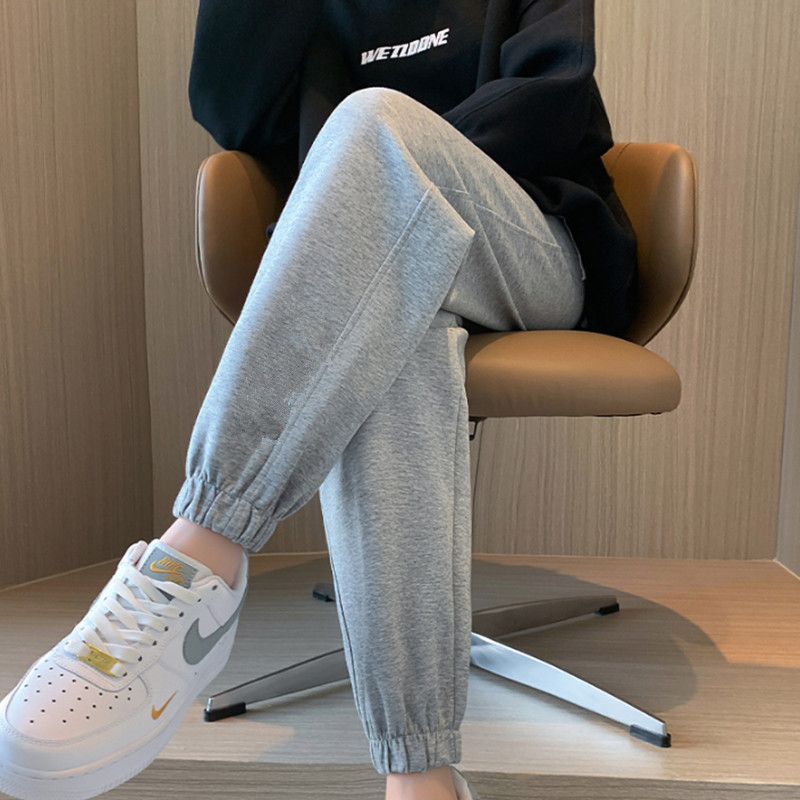 단색 레깅스 얇은 회색 바지