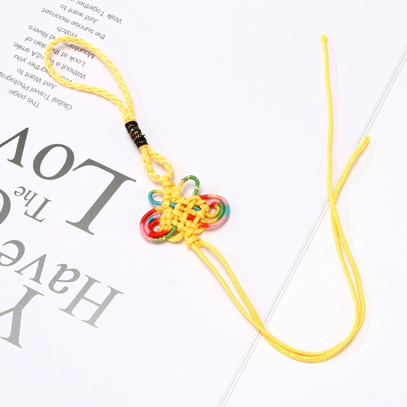 Colorful small bag accessory with butterfly, flashlight, DIY
