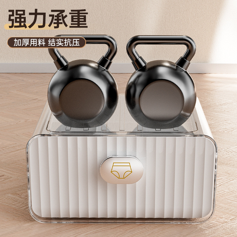 内衣内裤收纳盒家用香薰抽屉式贴身衣物袜子分隔整理盒三合一神器|undefined