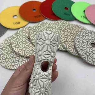 4-Inch 100mm Coarse Ground Sunflower Grinding Disc 50 Mesh Marble Polishing Stone Water Emery Diamond