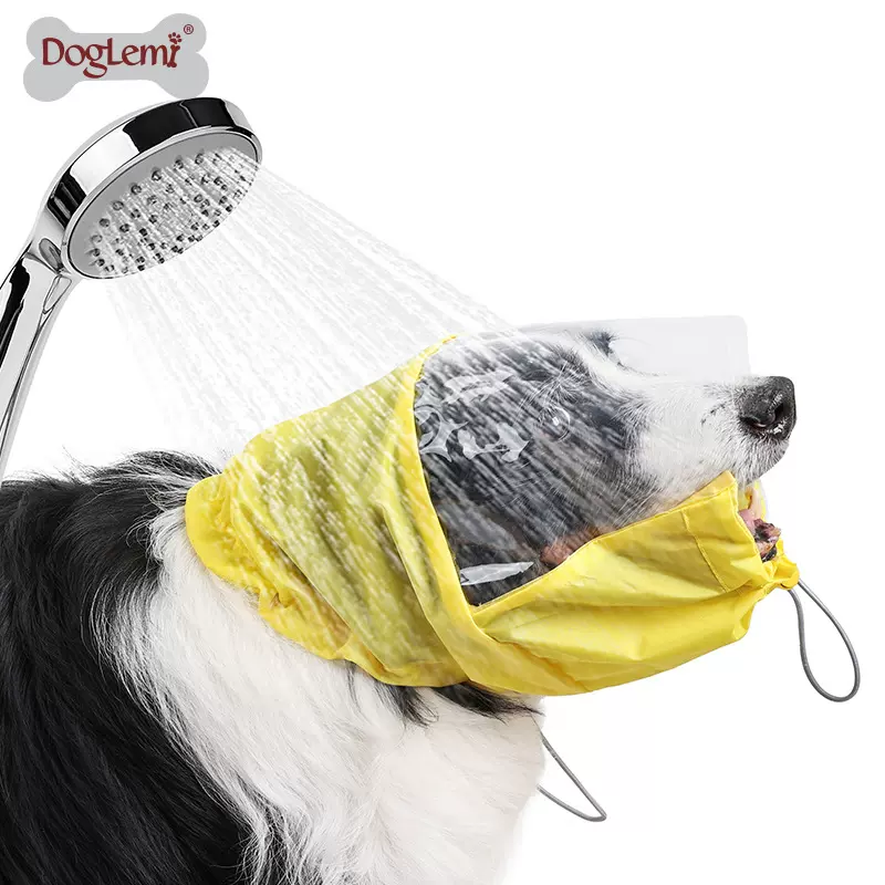 宠物防水头套洗澡游泳防止耳朵进水头罩下雨水上运动狗狗护耳头罩